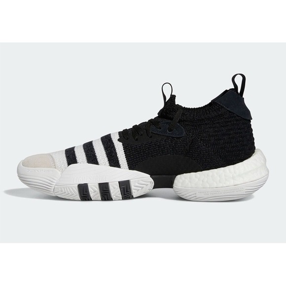 adidas Other - Adidas Trae Young 2 Super‎ Villain White Black Sneakers Boys 6.5 Women 8 H06473